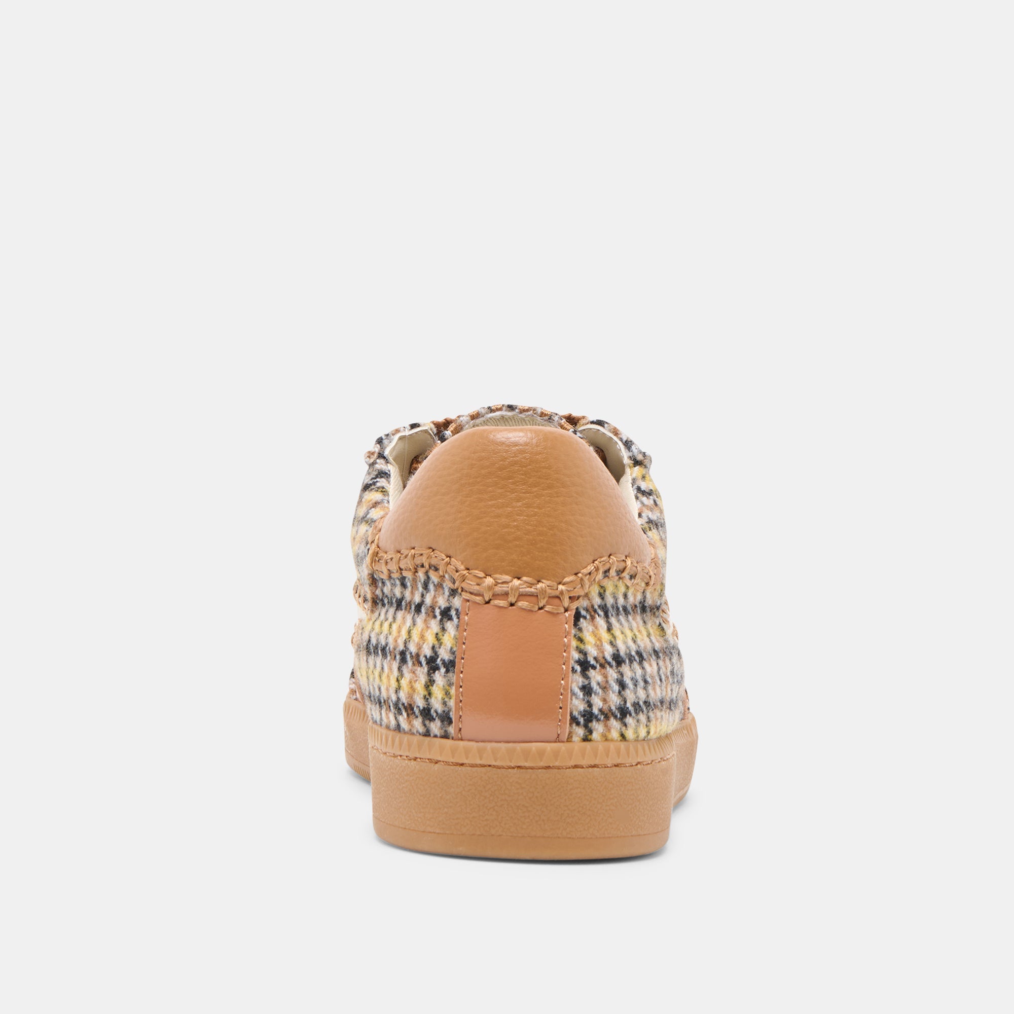 Notice Stitch Yellow Plaid Tweed Sneakers | Women Dolce Vita