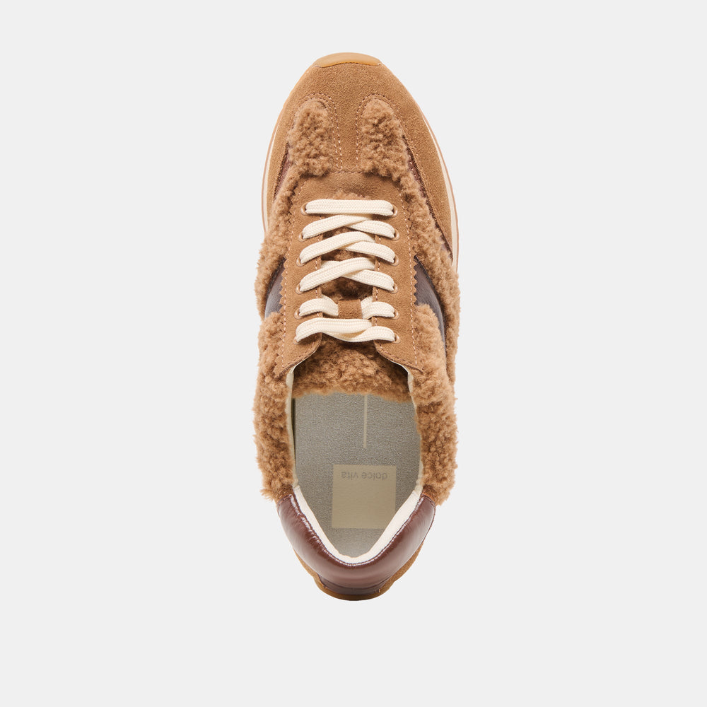 B.NTCD Plush Brown Plush Sneakers | Women Dolce Vita