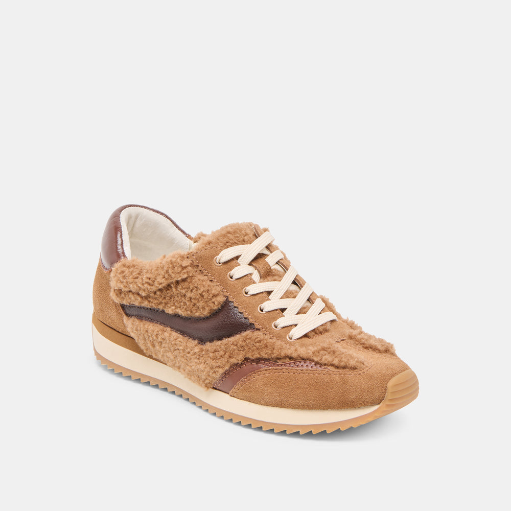 B.NTCD Plush Brown Plush Sneakers | Women Dolce Vita