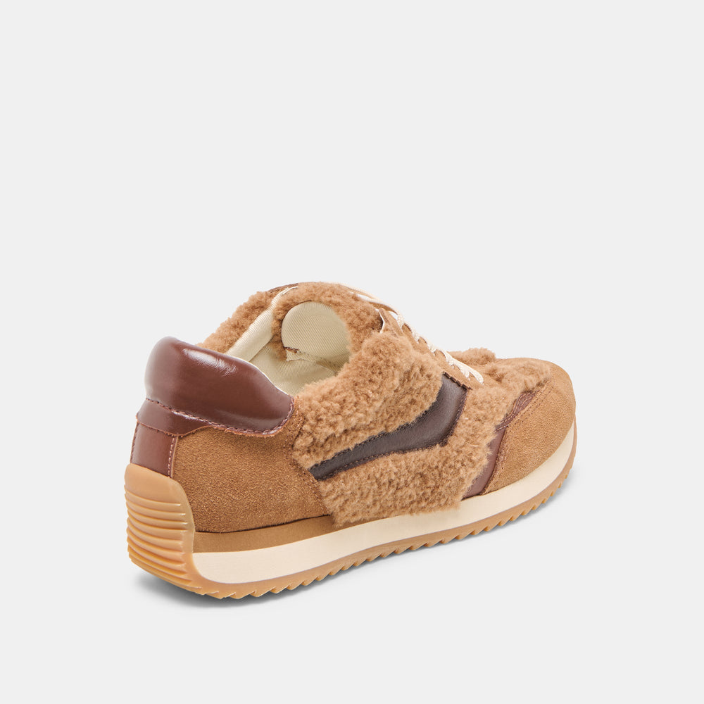 B.NTCD Plush Brown Plush Sneakers | Women Dolce Vita