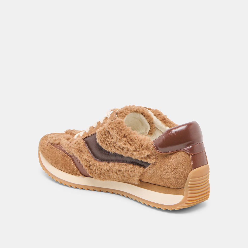 B.NTCD Plush Brown Plush Sneakers | Women Dolce Vita