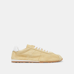 Serina Yellow Suede Sneakers | Women Dolce Vita