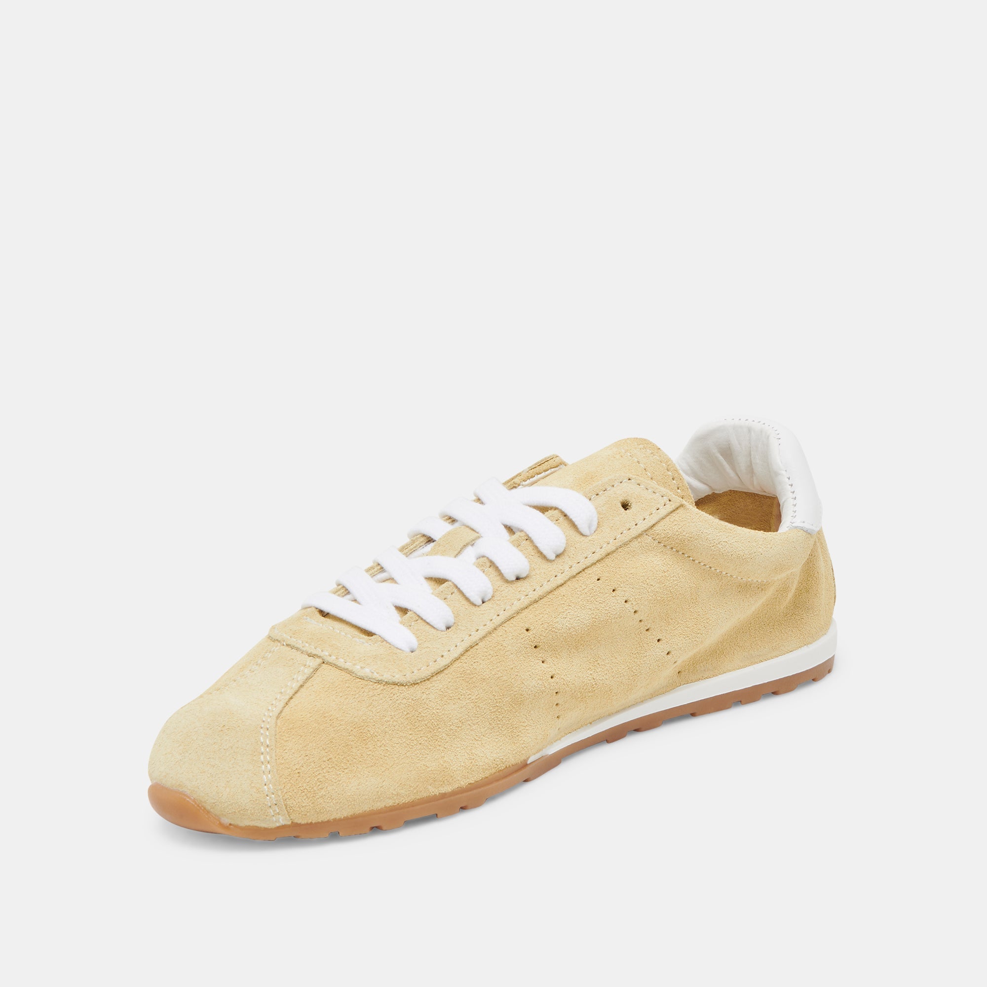 Serina Yellow Suede Sneakers | Women Dolce Vita