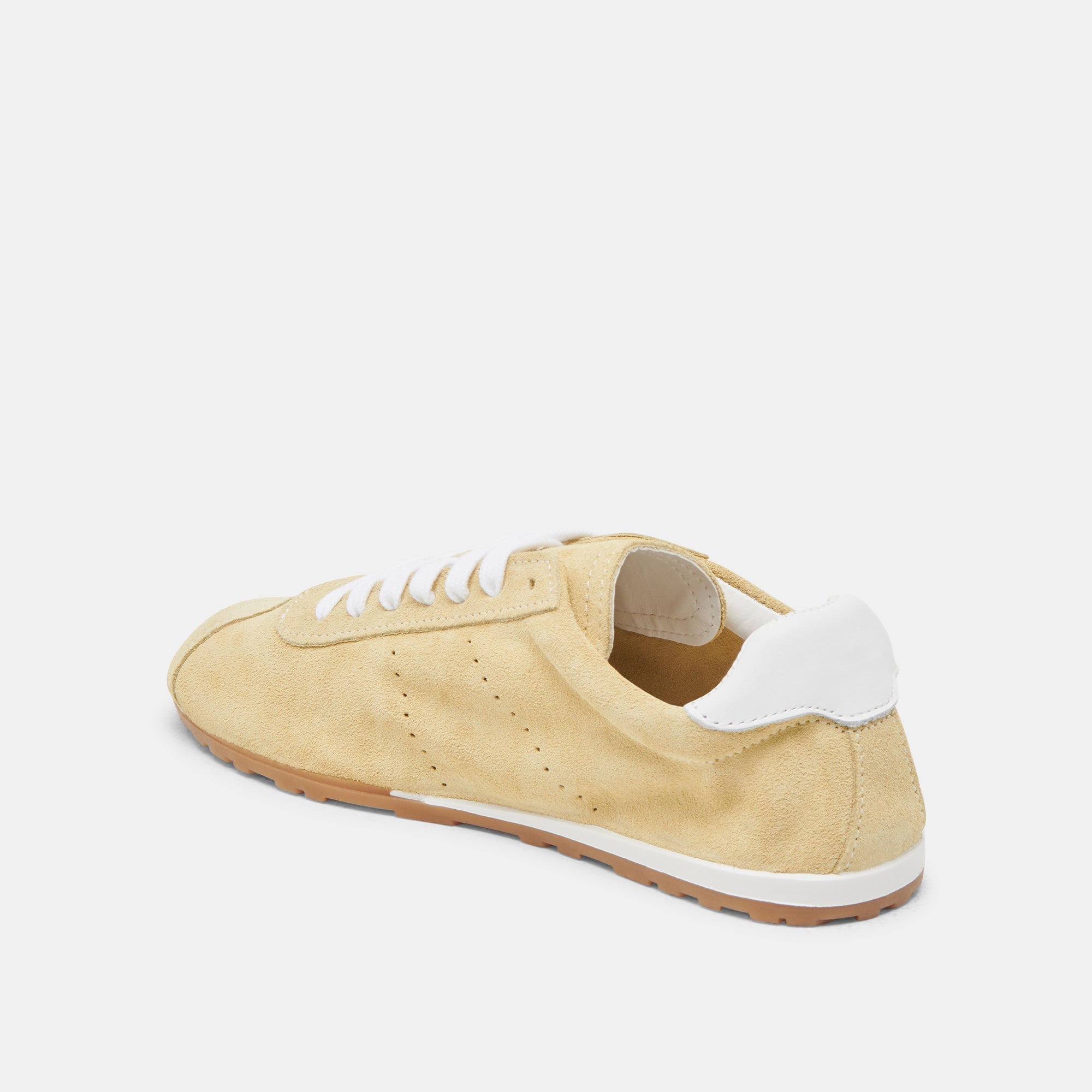 Serina Yellow Suede Sneakers | Women Dolce Vita