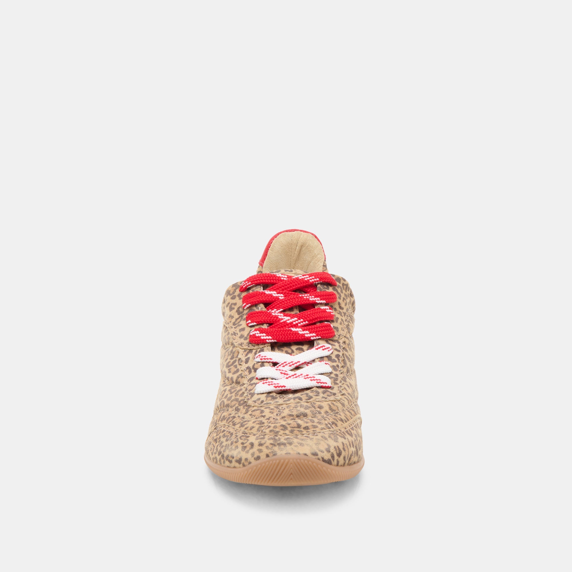 Laini Tan Leopard Printed Suede Sneakers | Dolce Vita Women