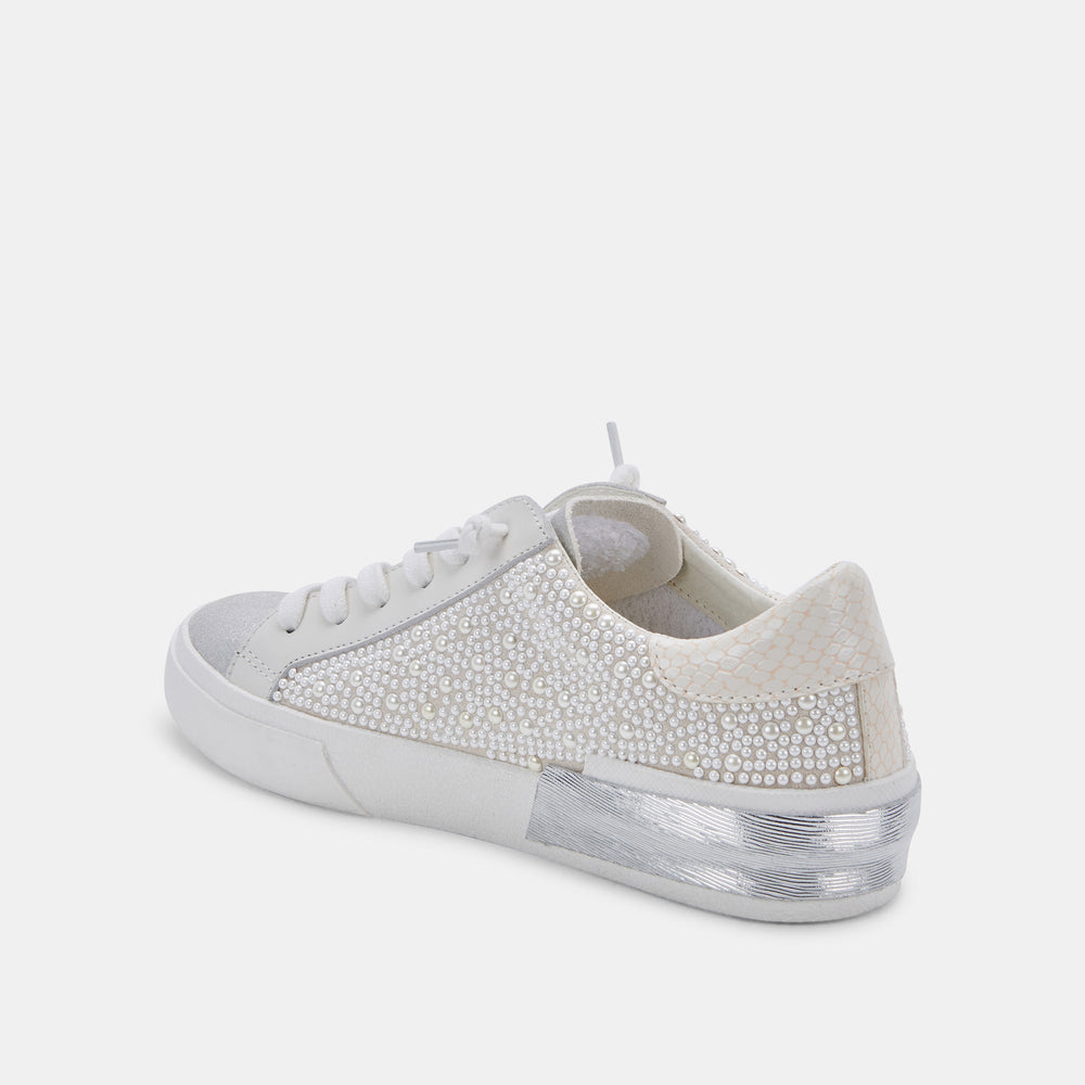 Zina Pearl Sneakers Vanilla Pearls | Women Dolce Vita