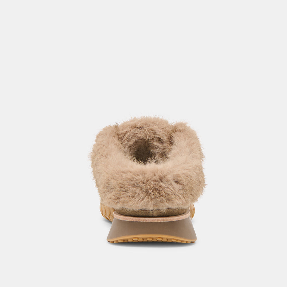 Izzey Plush Olive Suede Sneakers | Dolce Vita Women