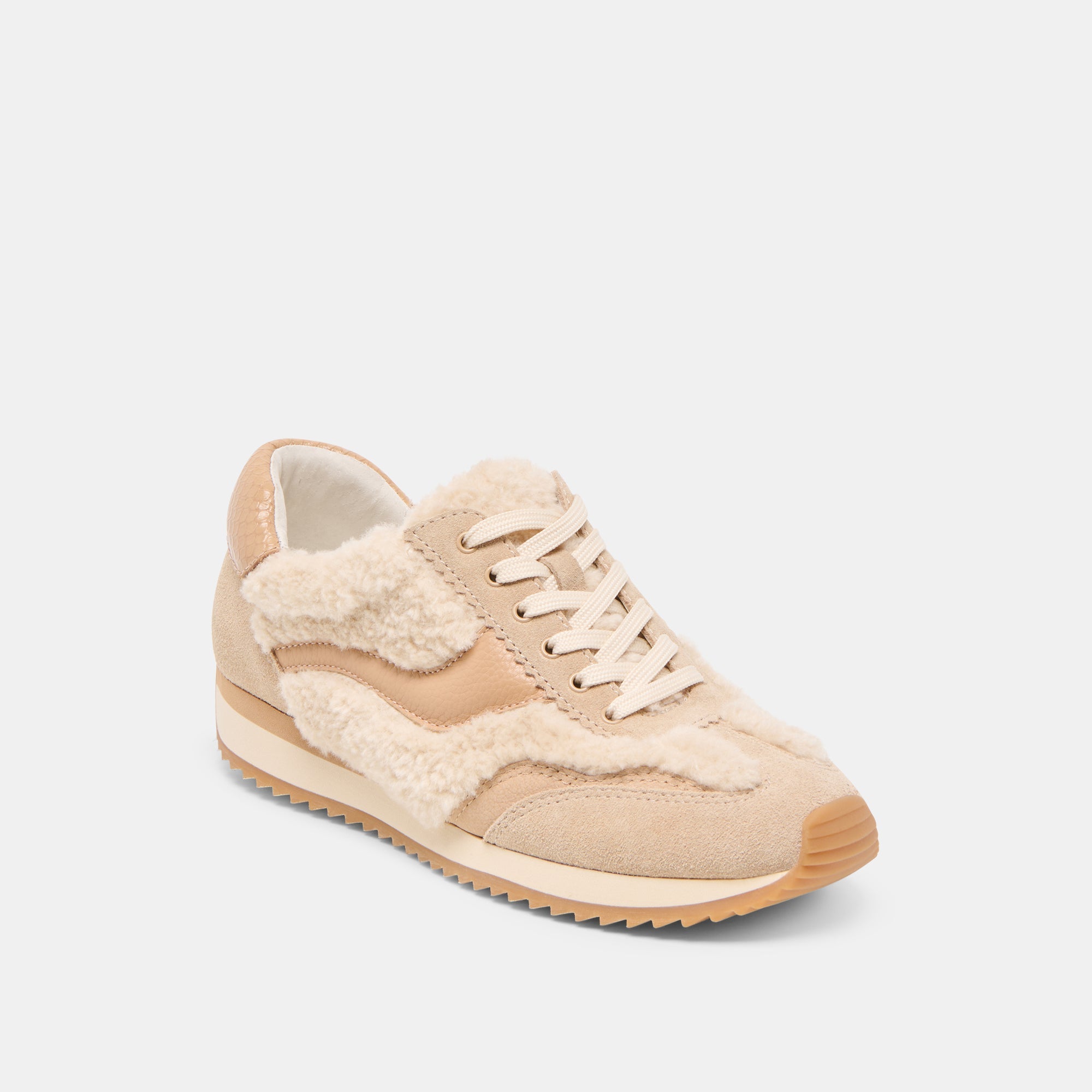 B.NTCD Plush Natural Plush Sneakers | Women Dolce Vita