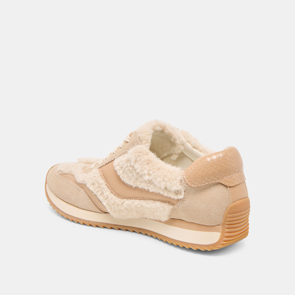 B.NTCD Plush Natural Plush Sneakers | Women Dolce Vita