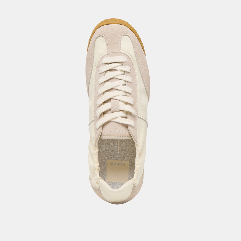 Sariya White Nylon Sneakers | Women Dolce Vita