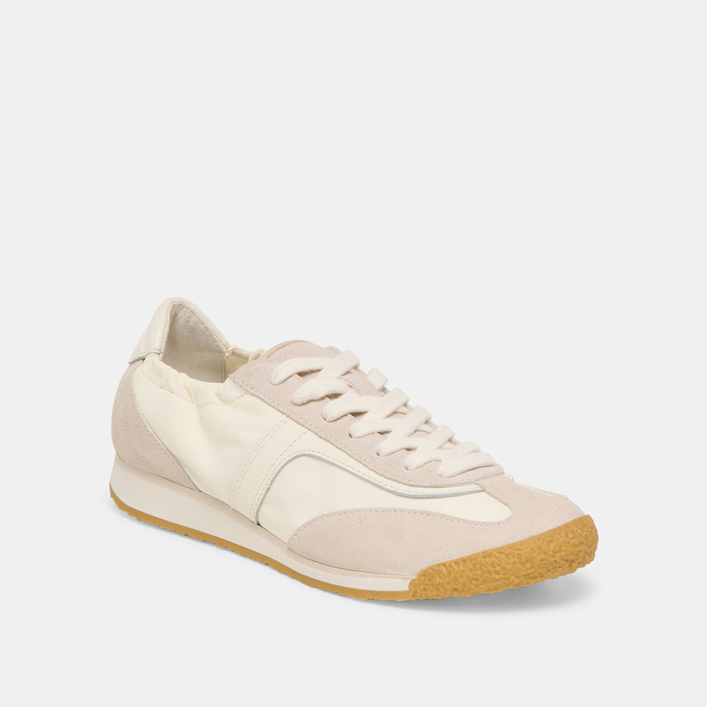 Sariya White Nylon Sneakers | Women Dolce Vita