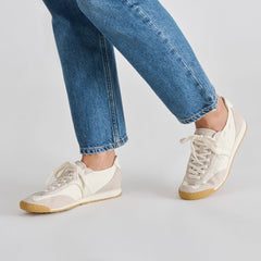 Sariya White Nylon Sneakers | Women Dolce Vita