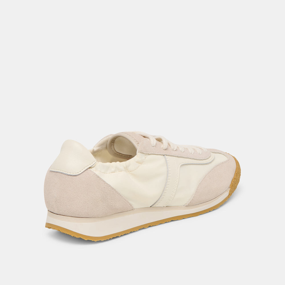 Sariya White Nylon Sneakers | Women Dolce Vita