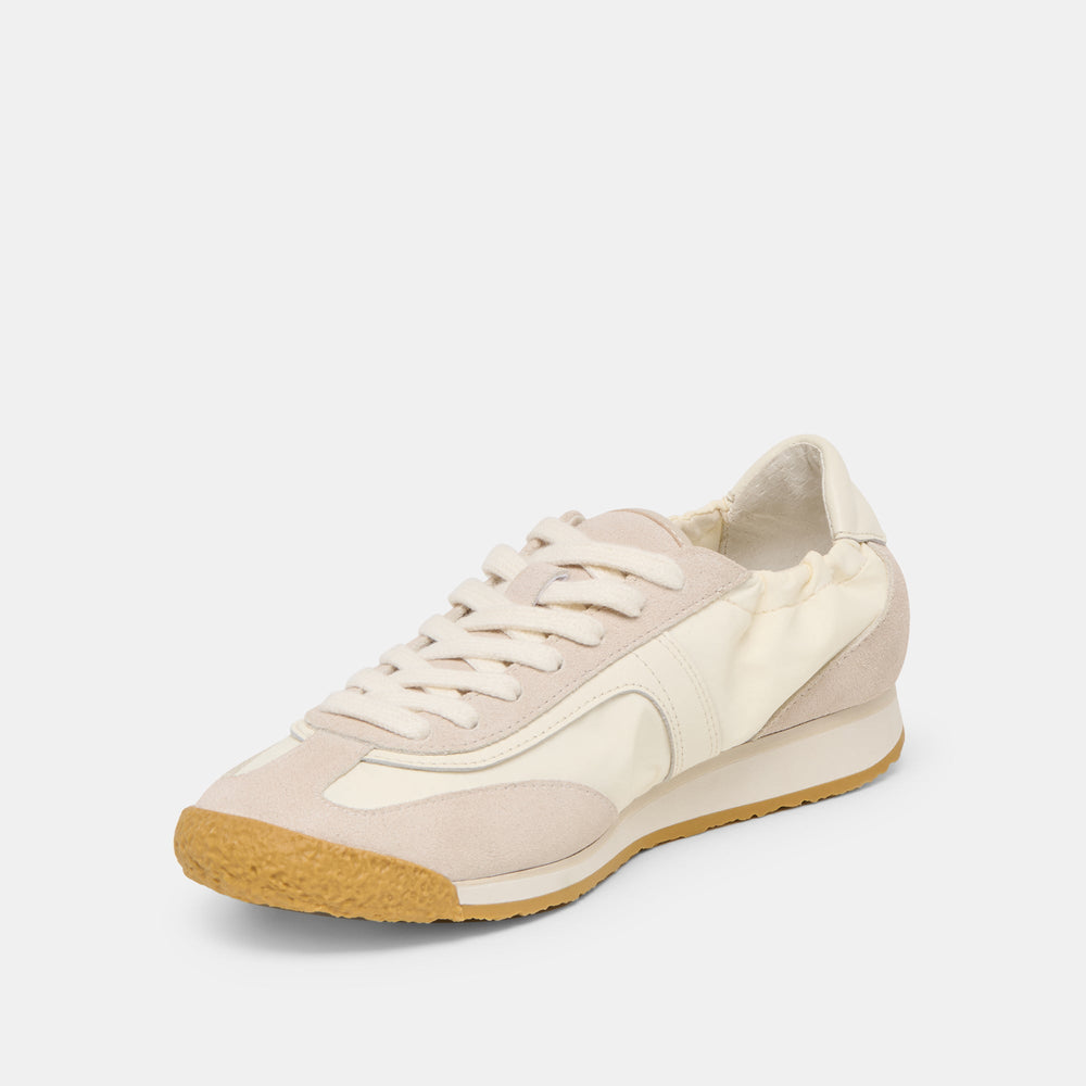 Sariya White Nylon Sneakers | Women Dolce Vita