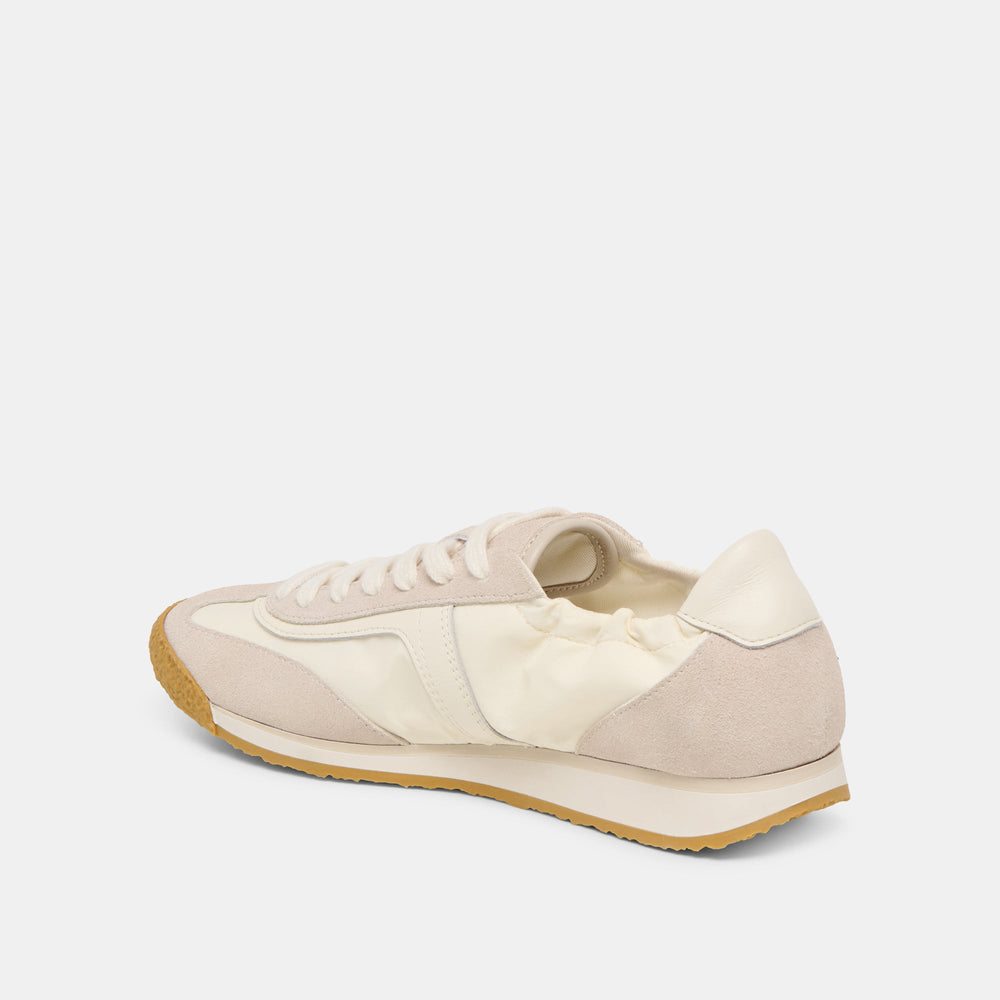 Sariya White Nylon Sneakers | Women Dolce Vita