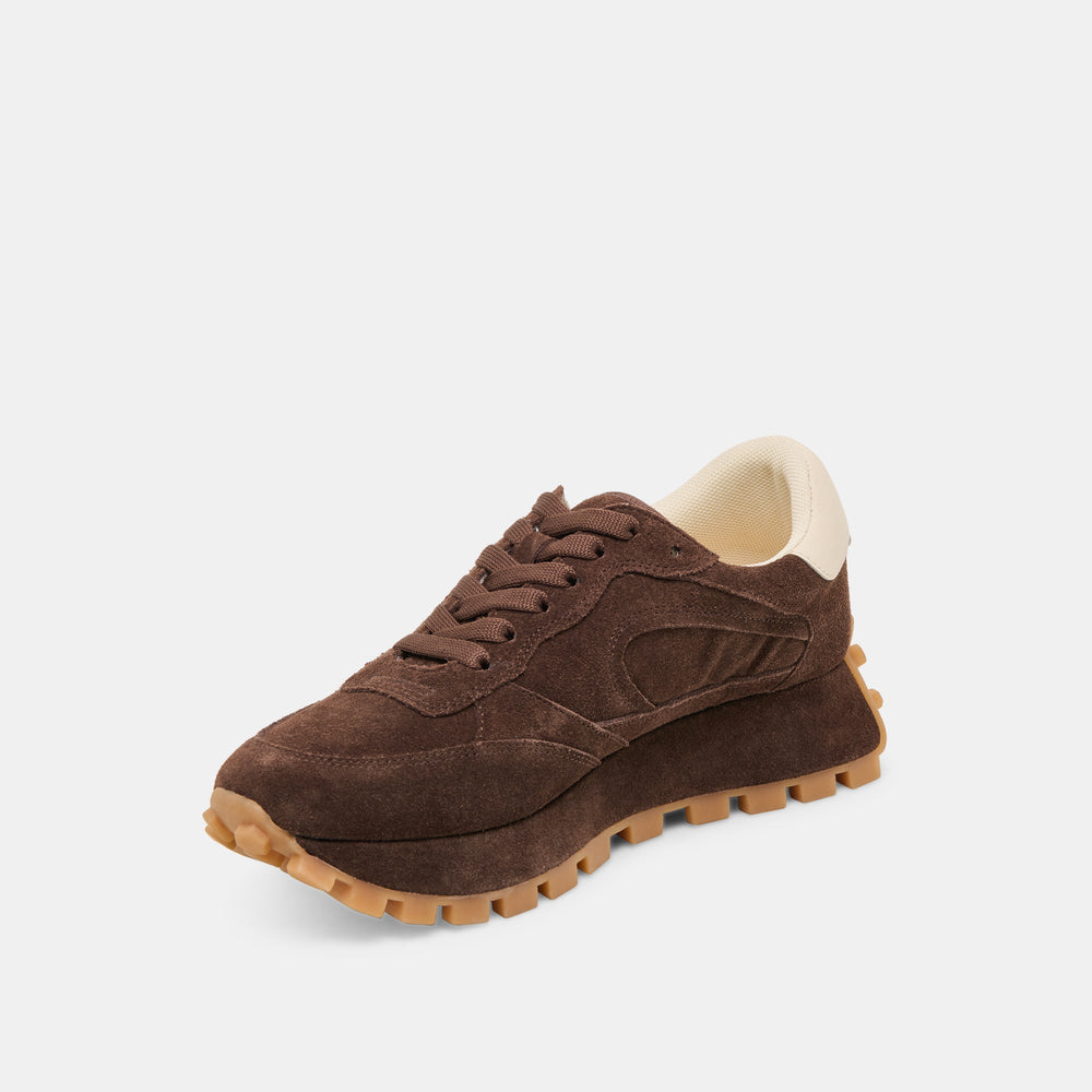 Tricia Dk Brown Suede Sneakers | Women Dolce Vita