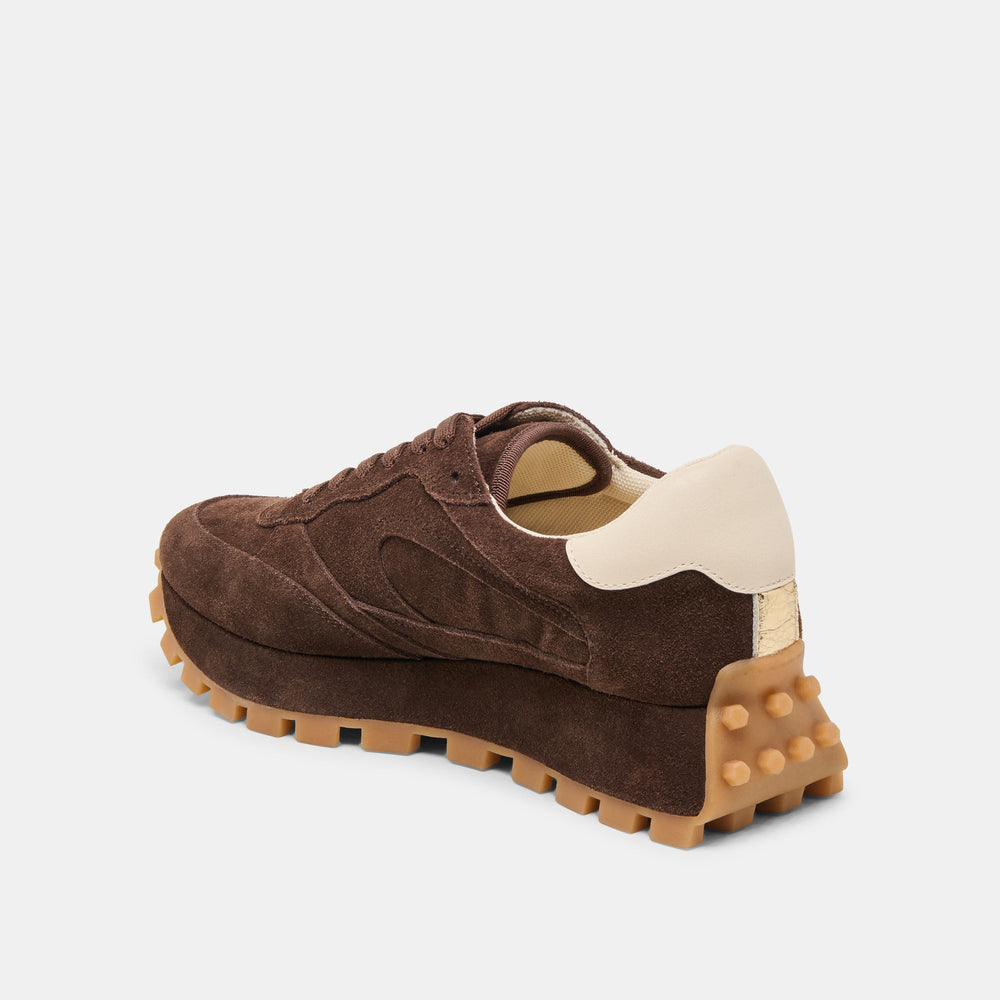 Tricia Dk Brown Suede Sneakers | Women Dolce Vita