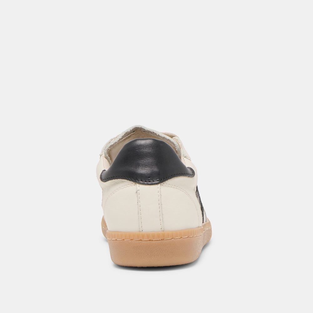 Rebel White Black Leather Sneakers | Women Dolce Vita