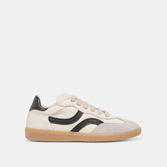 Rebel White Black Leather Sneakers | Women Dolce Vita