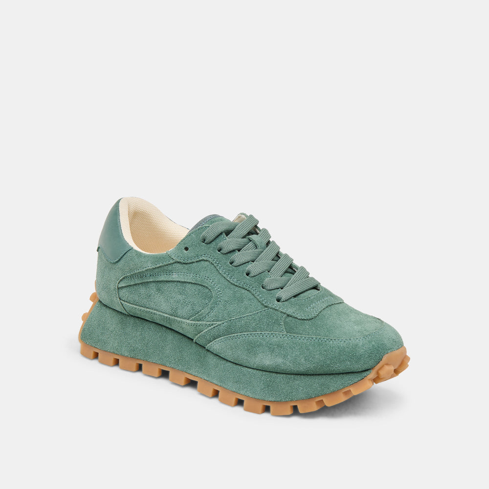 Tricia Dk Green Suede Sneakers | Women Dolce Vita