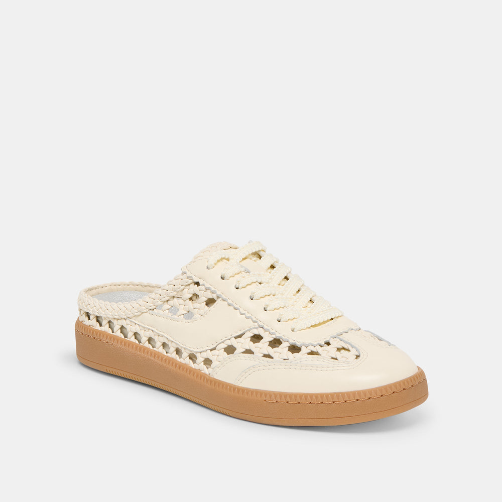 Notice Slide Woven Off White Woven Stella Sneakers | Dolce Vita Women