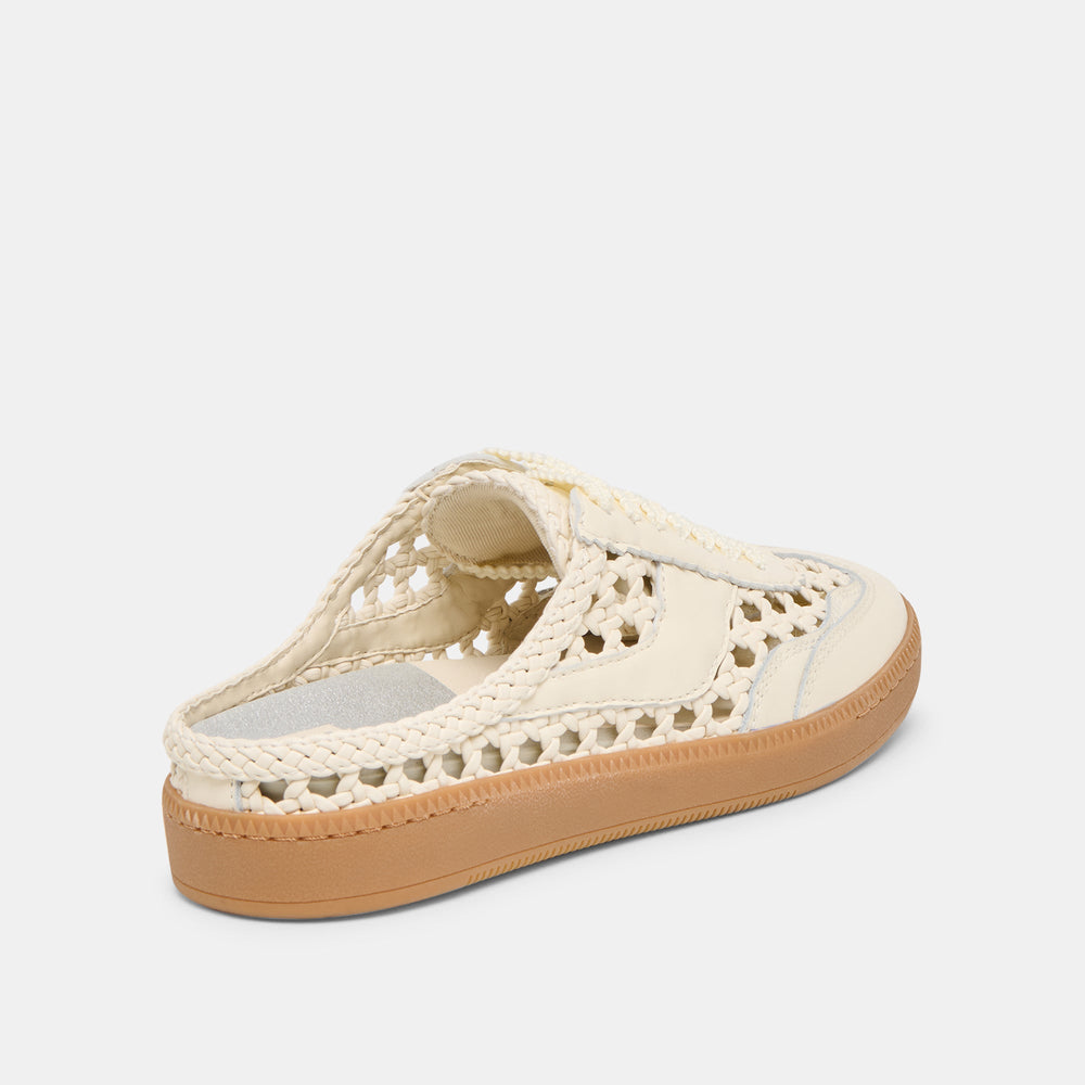 Notice Slide Woven Off White Woven Stella Sneakers | Dolce Vita Women