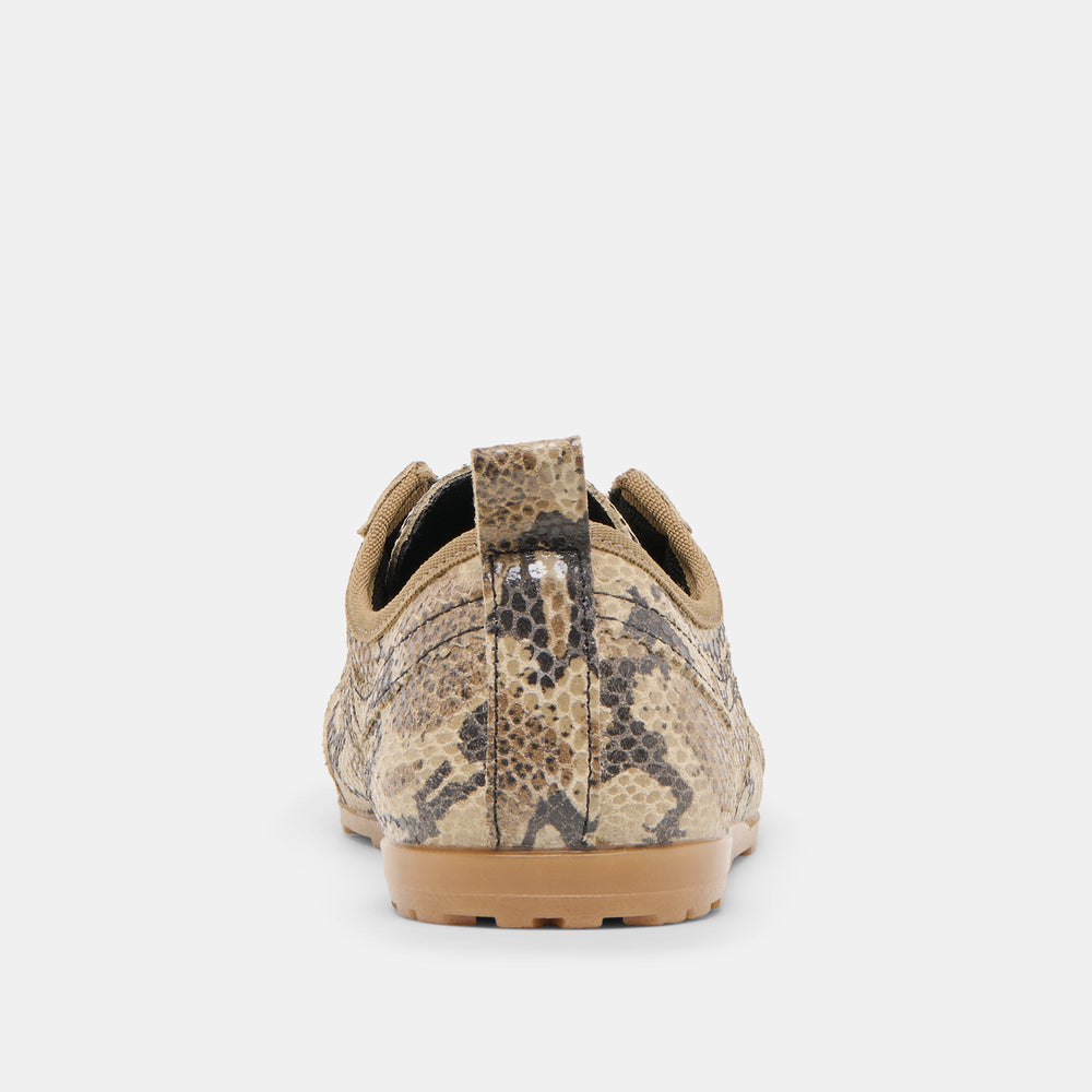 Viper Snake Print Embossed Leather Sneakers | Women Dolce Vita