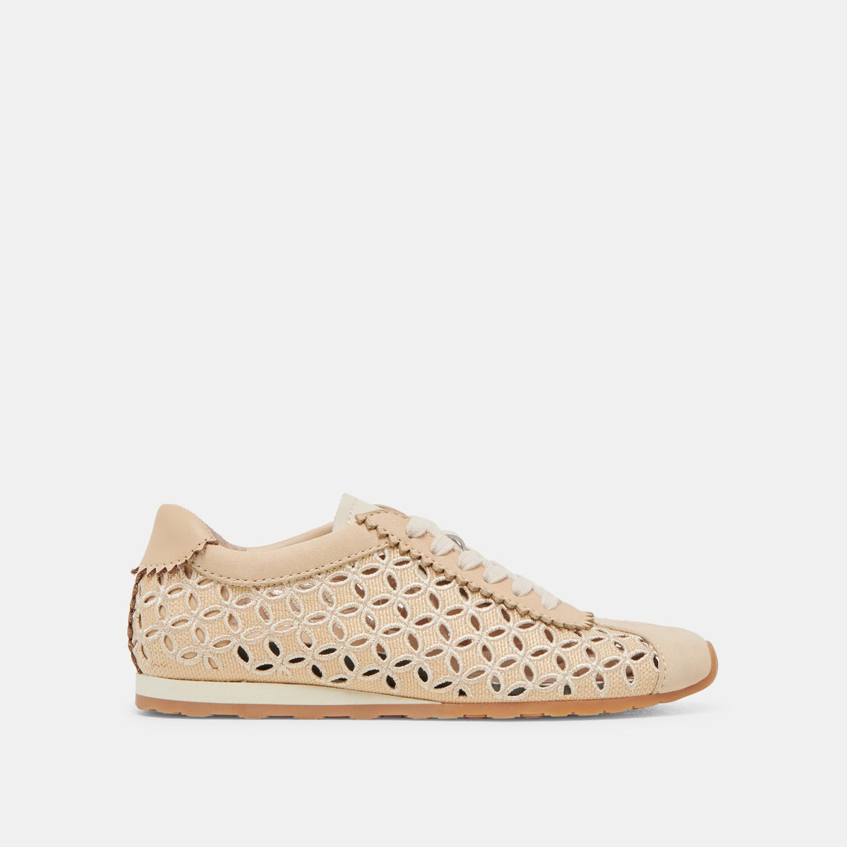 DANIE EYELET PERF SNEAKERS LT NATURAL RAFFIA | Dolce Vita Women