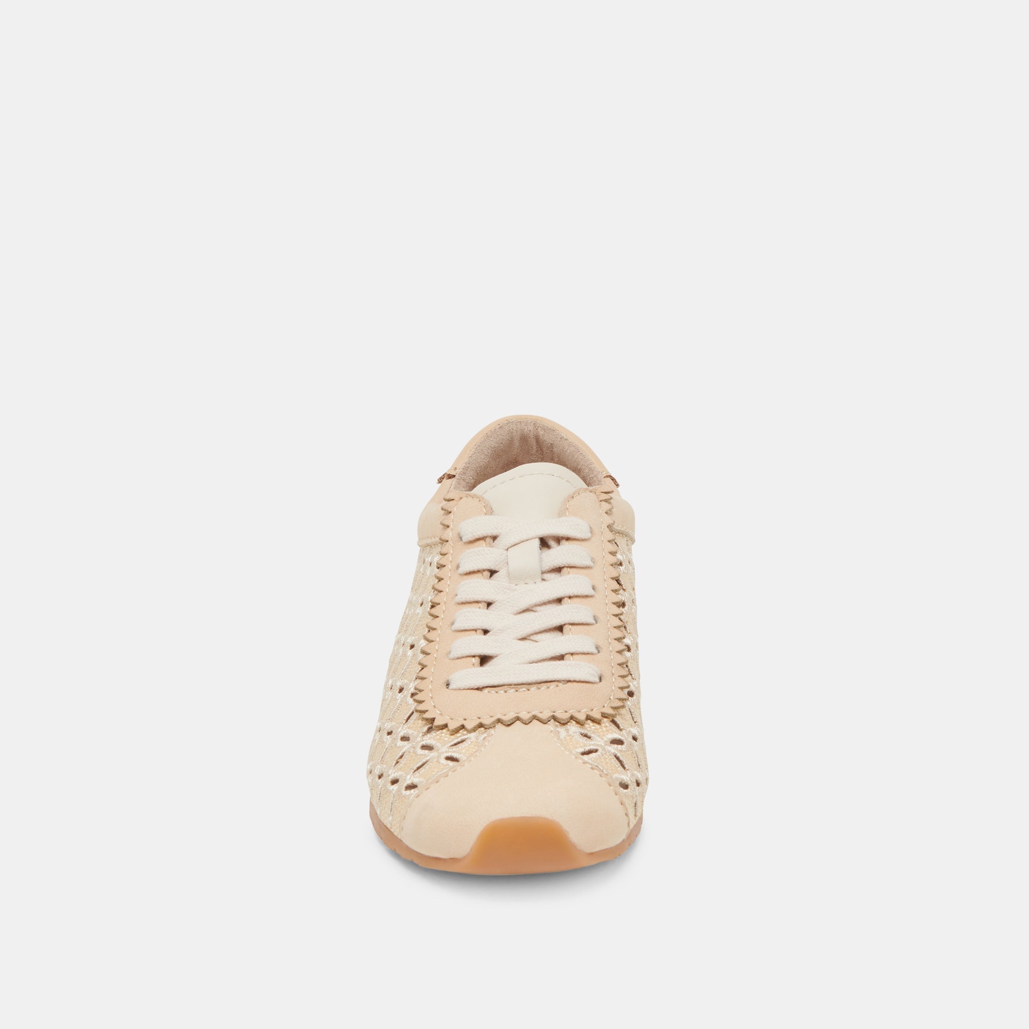 DANIE EYELET PERF SNEAKERS LT NATURAL RAFFIA | Dolce Vita Women