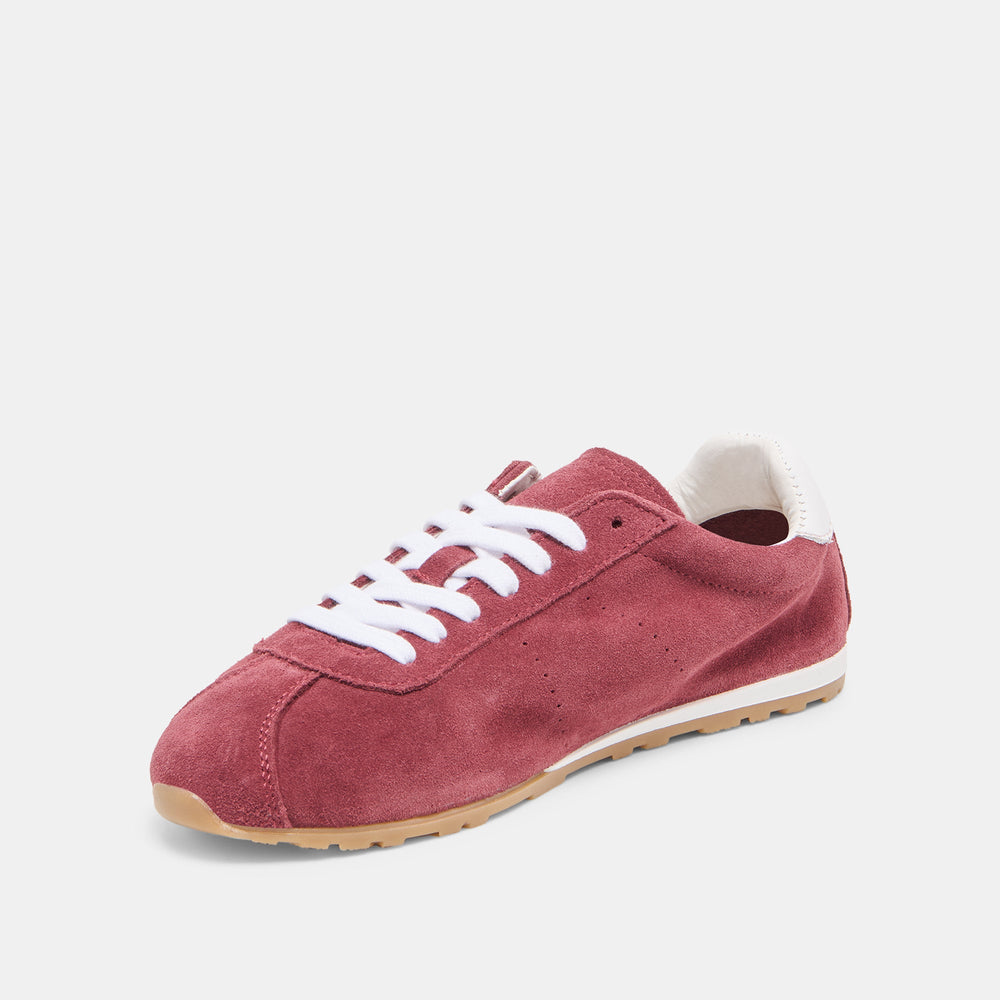 Serina Burgundy Suede Sneakers | Women Dolce Vita