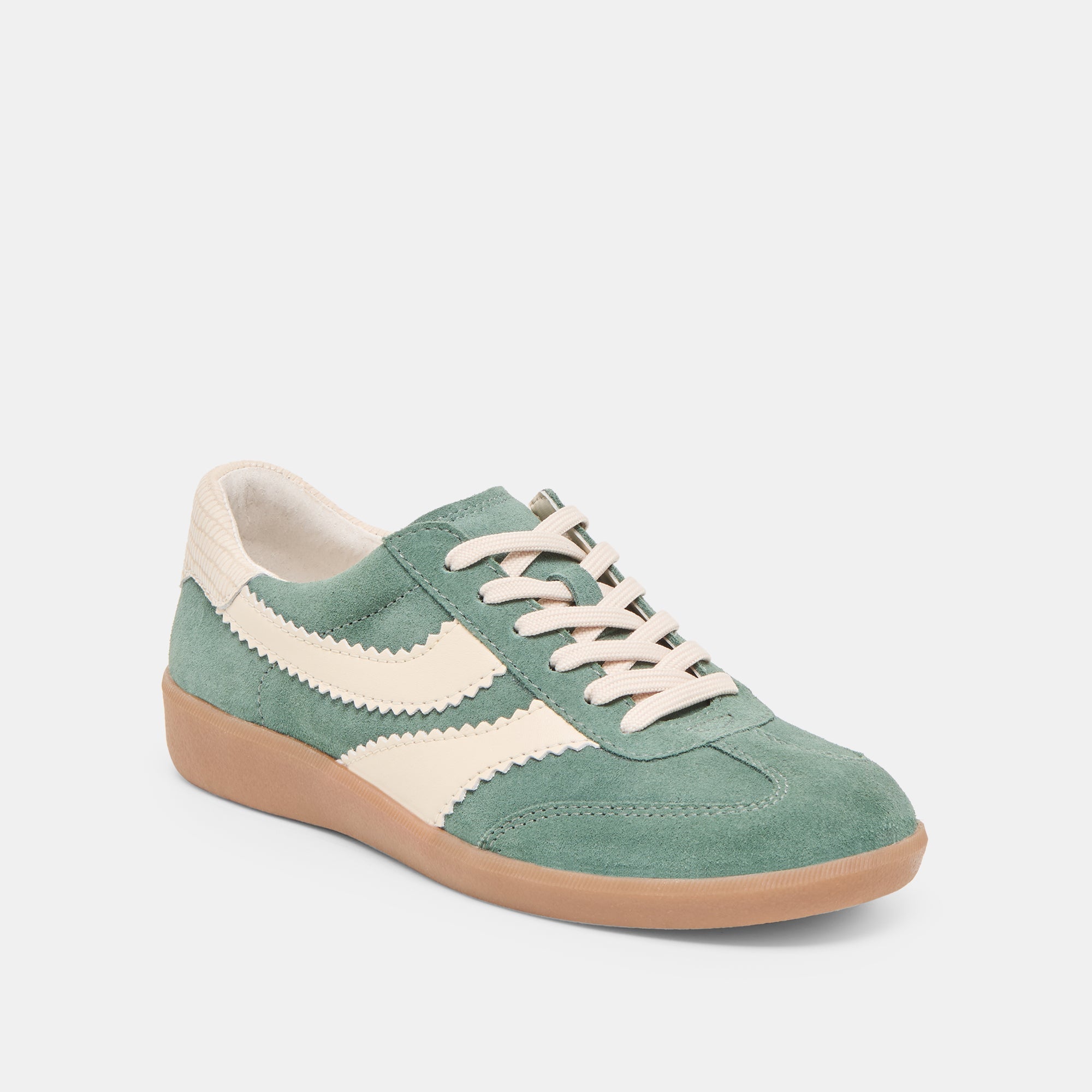 Merit Dk Green Suede Sneakers | Dolce Vita Women