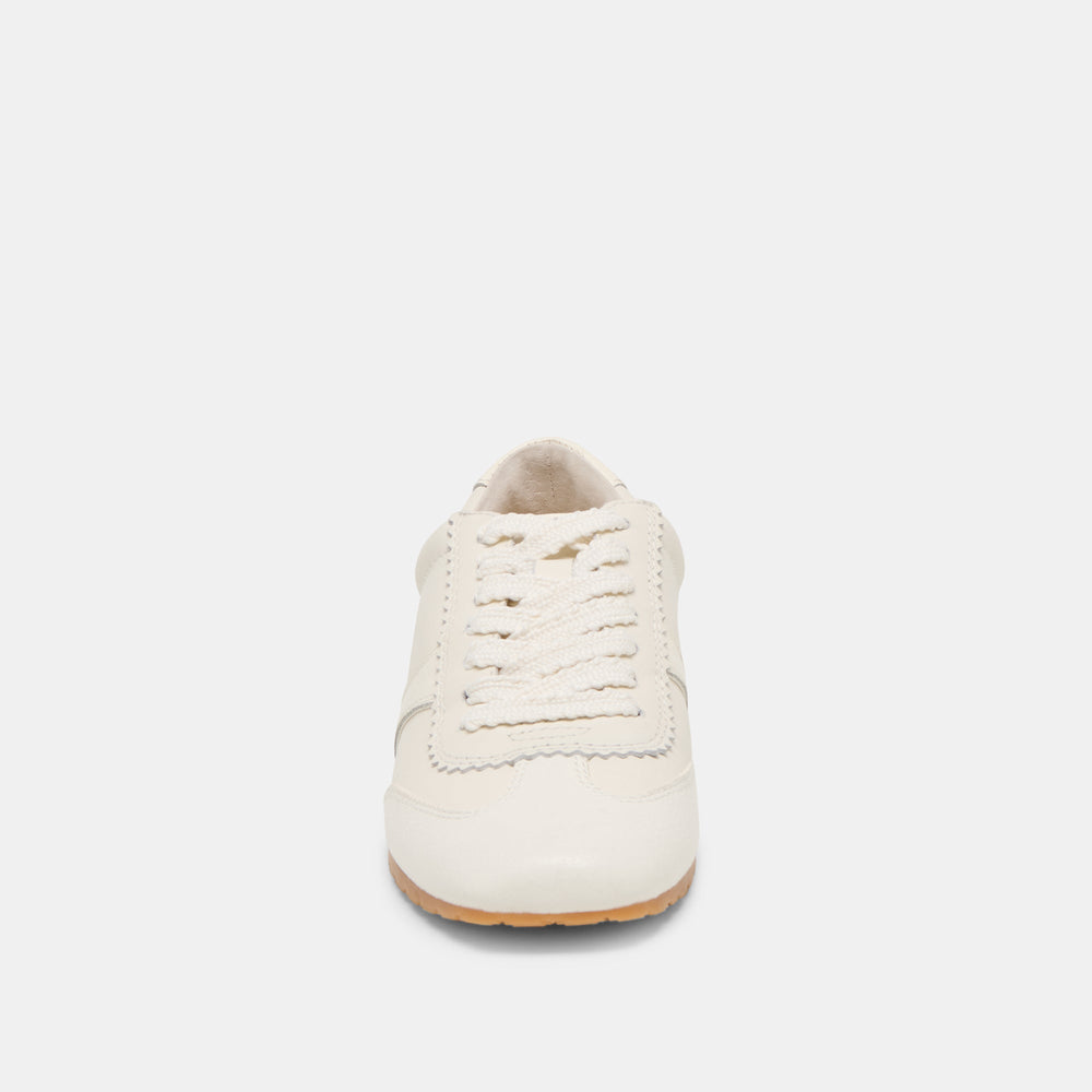 Dorie White Leather Sneakers | Women Dolce Vita