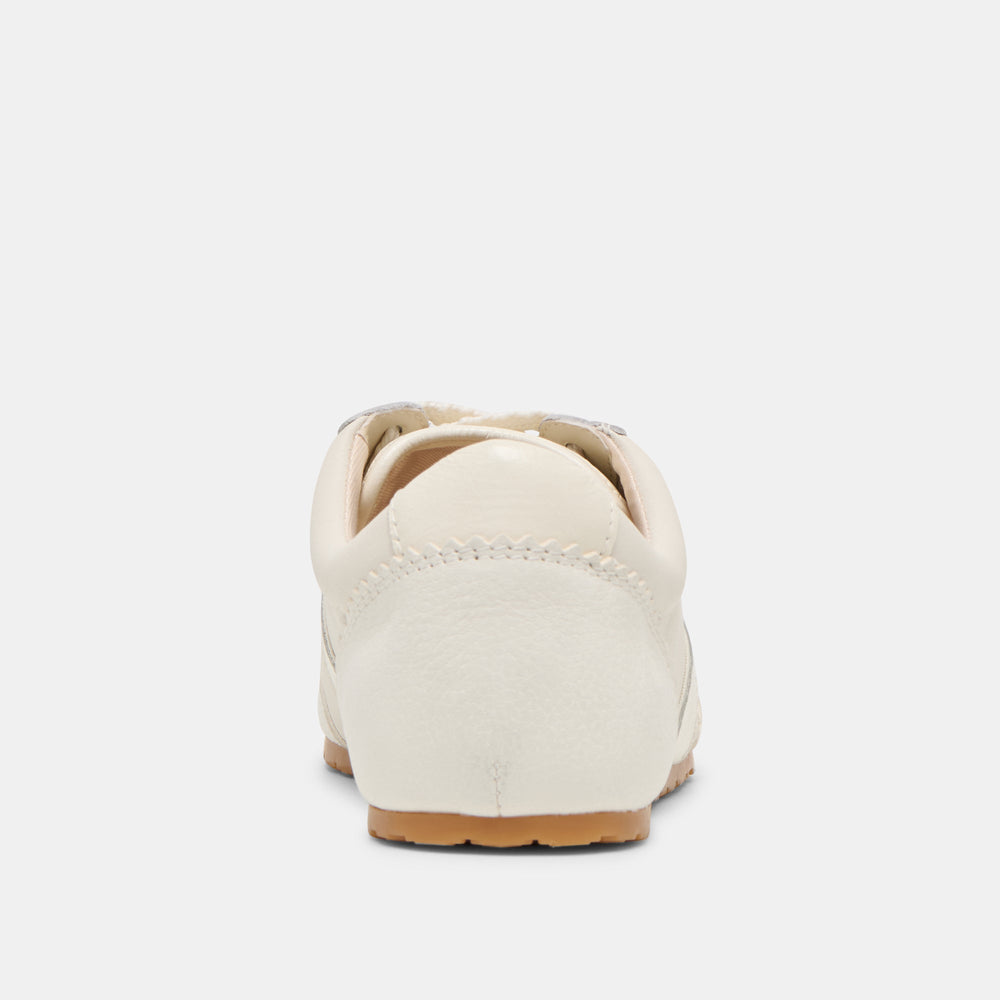 Dorie White Leather Sneakers | Women Dolce Vita