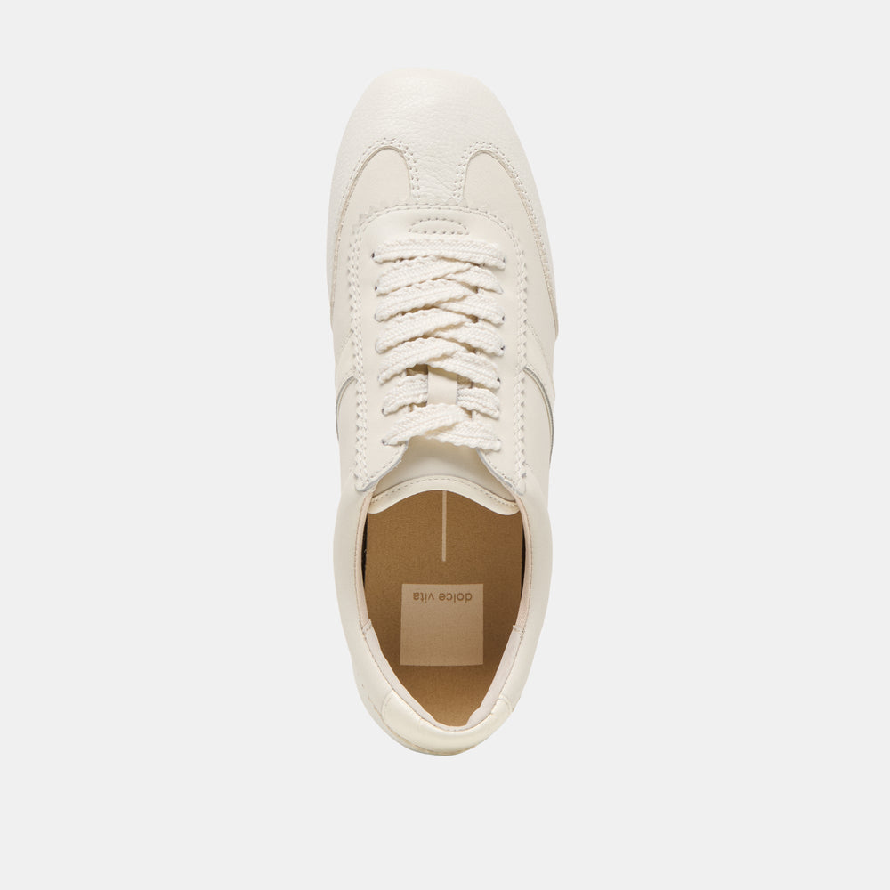 Dorie White Leather Sneakers | Women Dolce Vita
