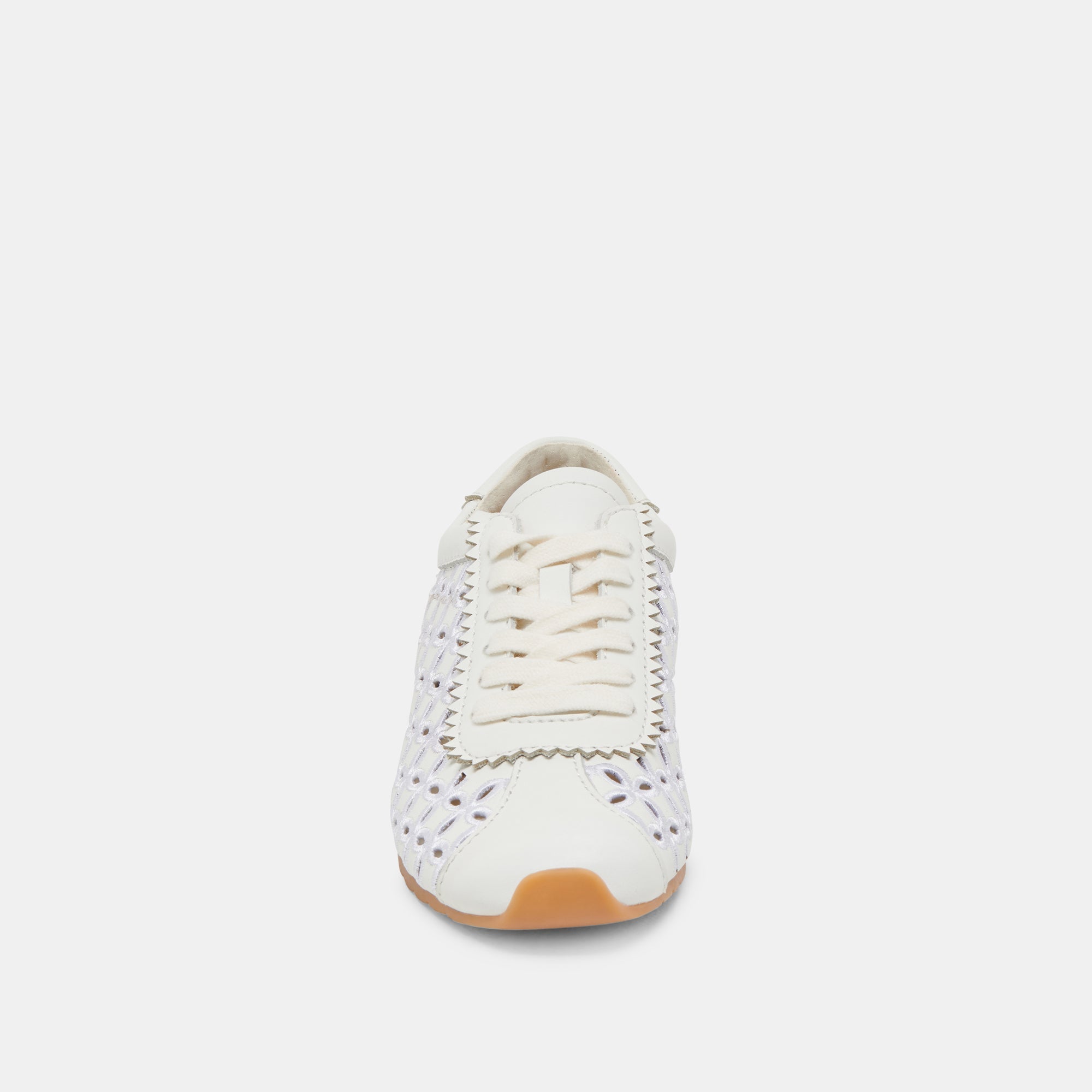DANIE EYELET PERF SNEAKERS TRUE WHITE LEATHER | Dolce Vita Women