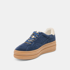Naomy H2O Waterproof Navy Suede Sneakers | Women Dolce Vita