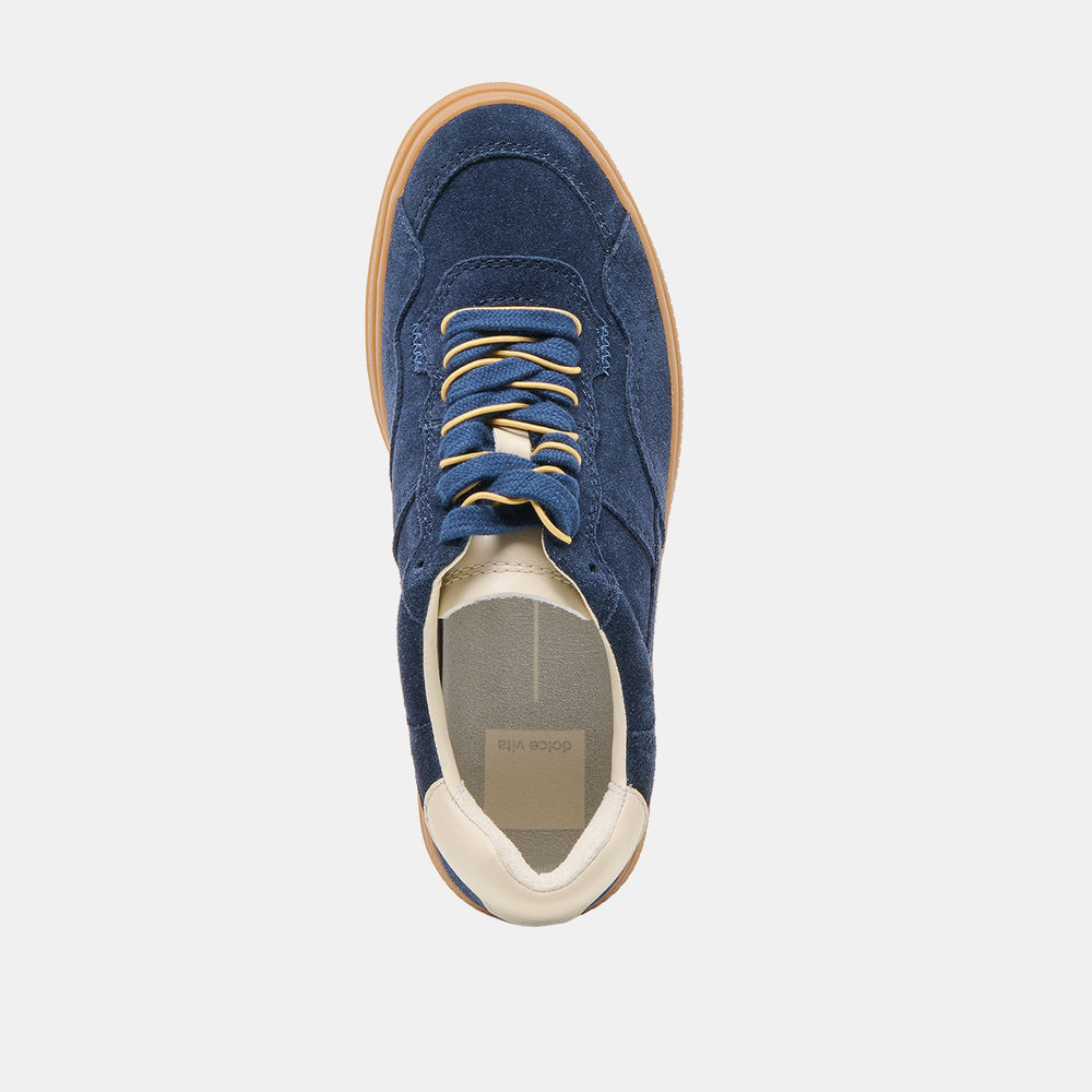 Naomy H2O Waterproof Navy Suede Sneakers | Women Dolce Vita
