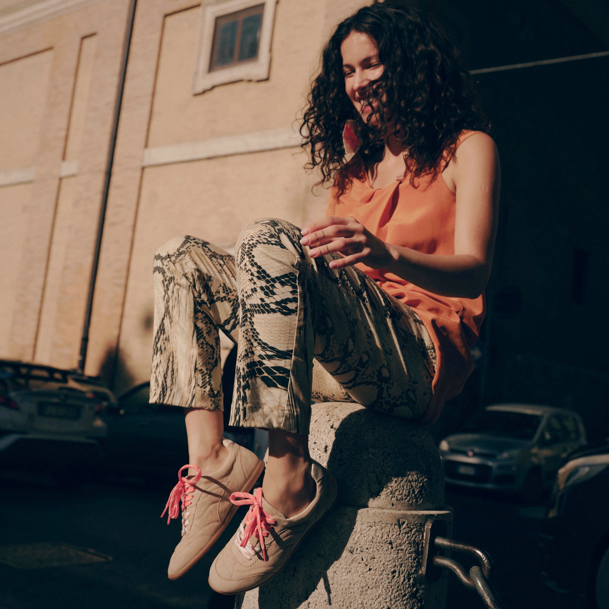 Laini Camel Suede Sneakers | Women Dolce Vita