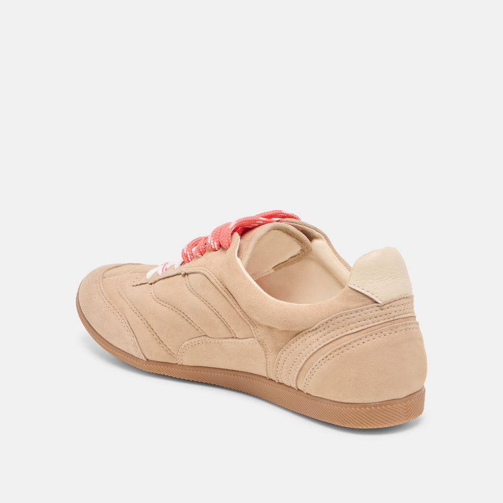 Laini Camel Suede Sneakers | Women Dolce Vita