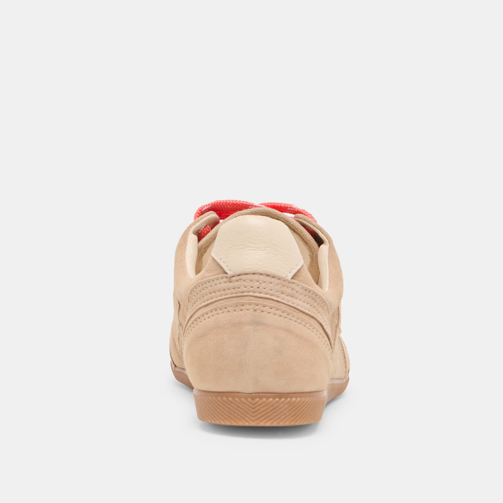 Laini Camel Suede Sneakers | Women Dolce Vita