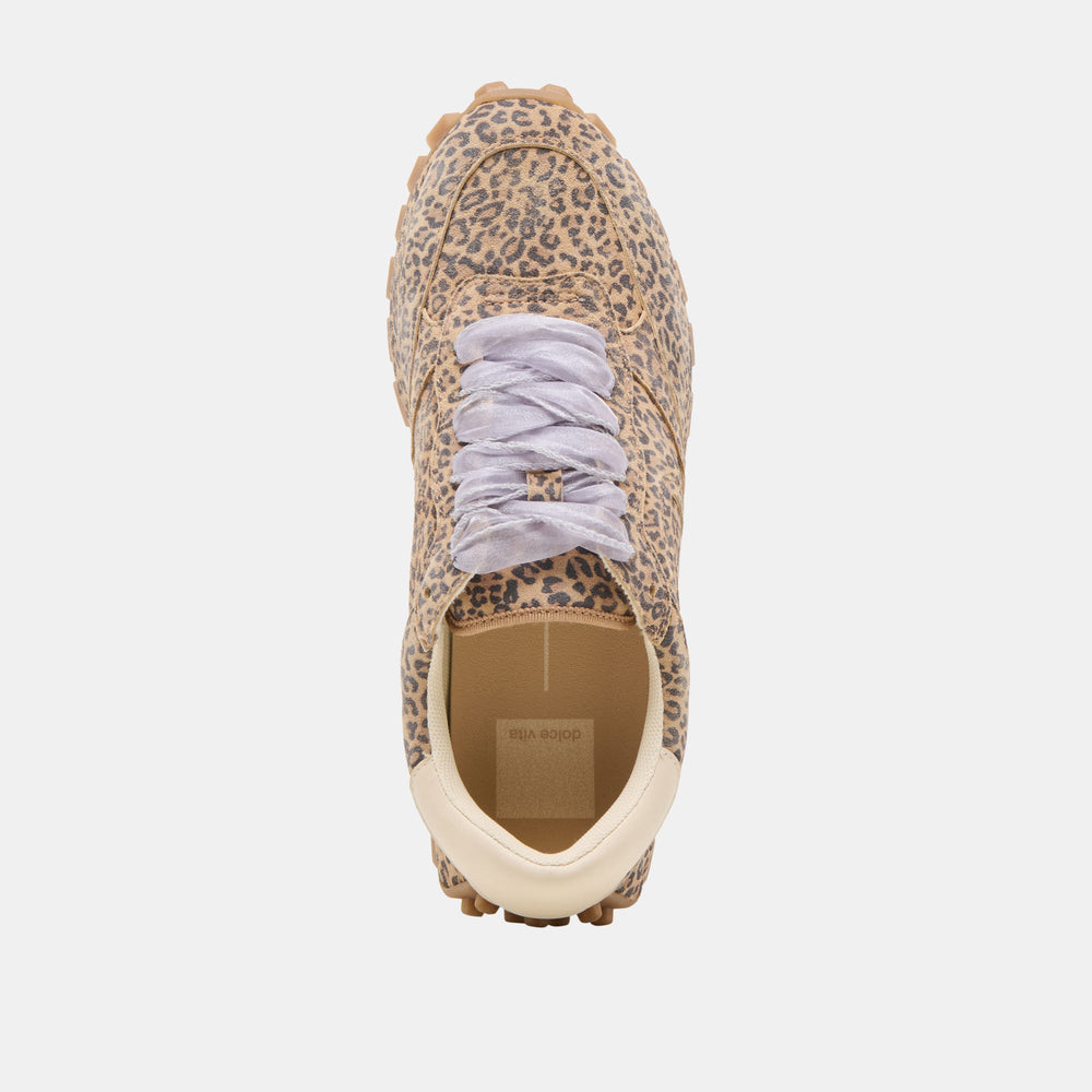 Tricia Tan Leopard Printed Suede Sneakers | Dolce Vita Women