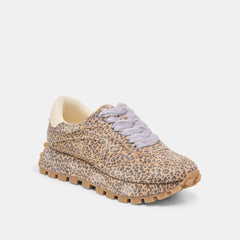 Tricia Tan Leopard Printed Suede Sneakers | Dolce Vita Women