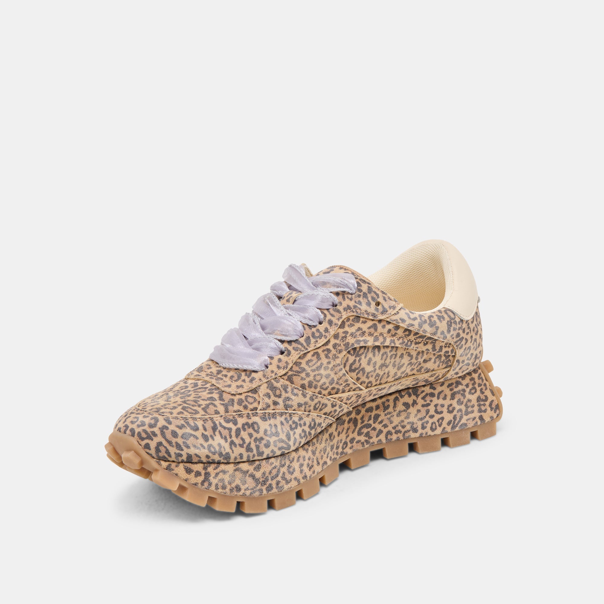 Tricia Tan Leopard Printed Suede Sneakers | Dolce Vita Women