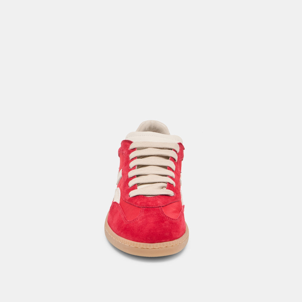 Rebel Crimson Nylon Sneakers | Dolce Vita Women