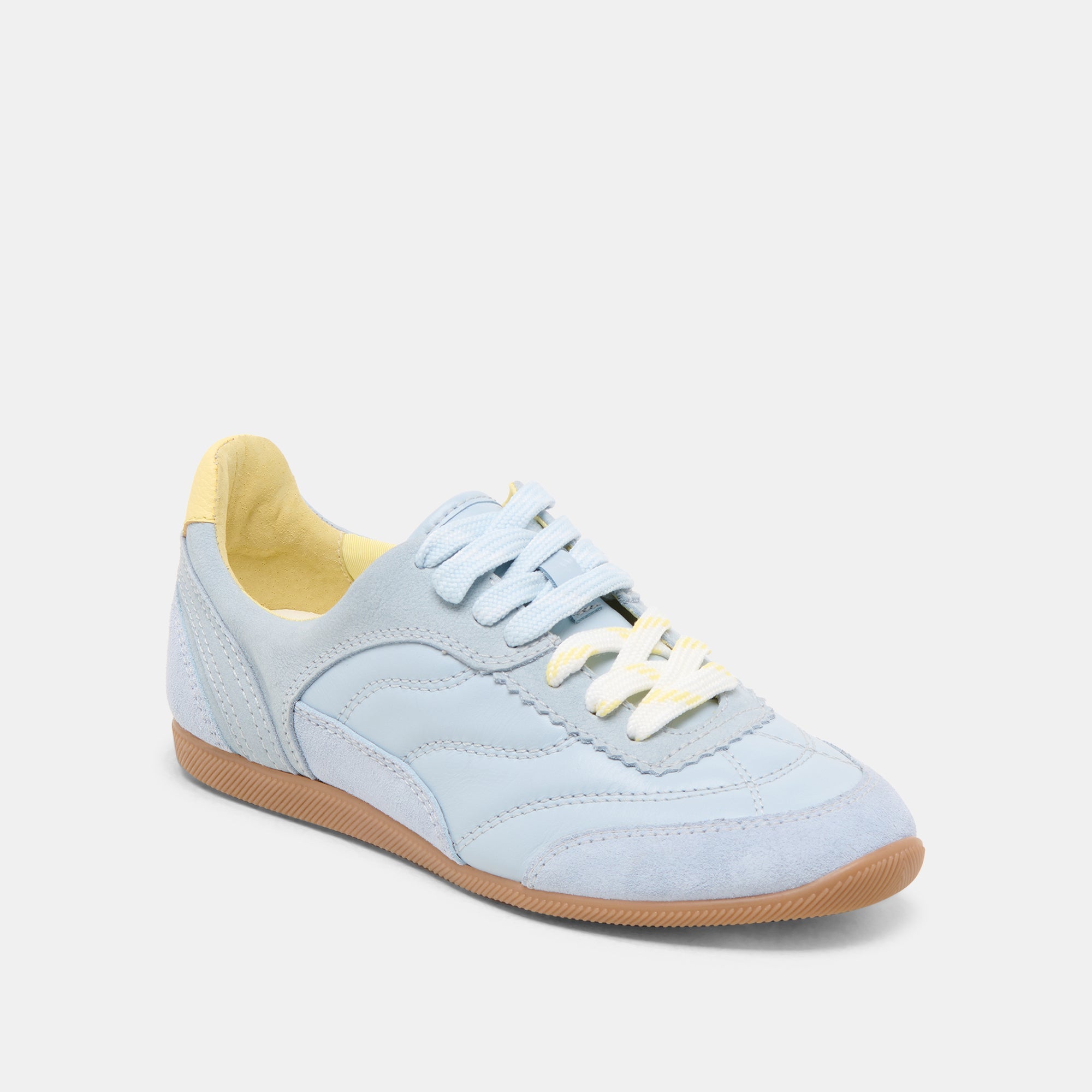 Laini Blue Multi Leather Sneakers | Women Dolce Vita