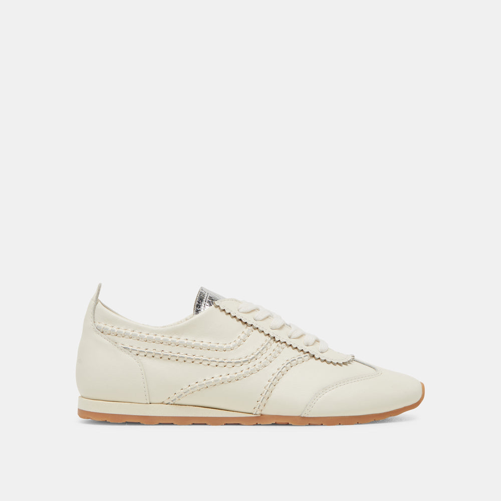 DELANY SNEAKERS OFF WHITE LEATHER | Dolce Vita Women