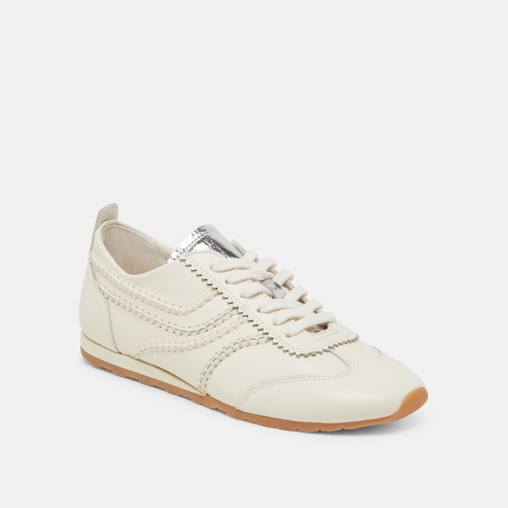DELANY SNEAKERS OFF WHITE LEATHER | Dolce Vita Women