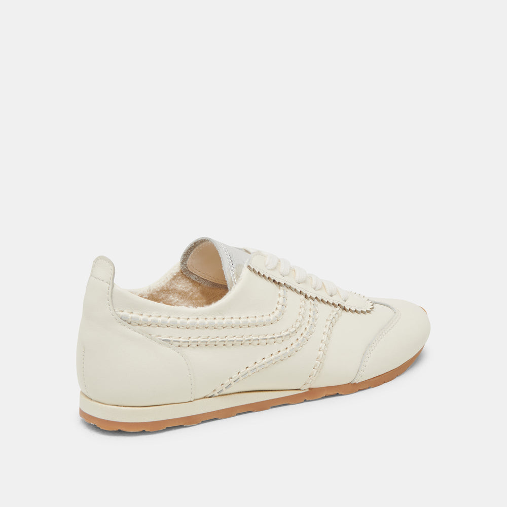 DELANY SNEAKERS OFF WHITE LEATHER | Dolce Vita Women