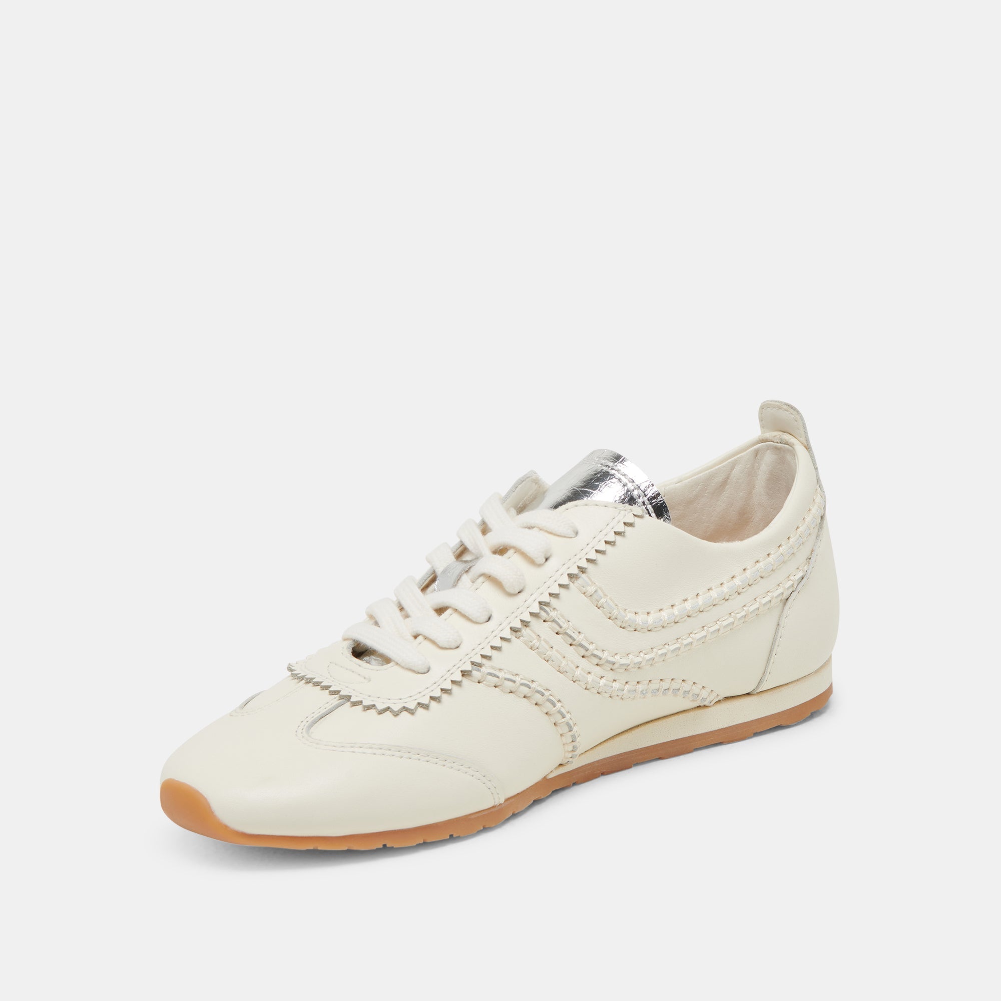 DELANY SNEAKERS OFF WHITE LEATHER | Dolce Vita Women