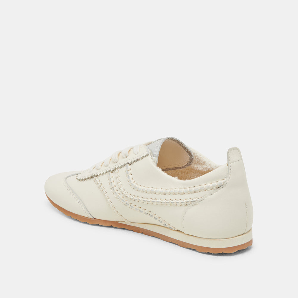 DELANY SNEAKERS OFF WHITE LEATHER | Dolce Vita Women